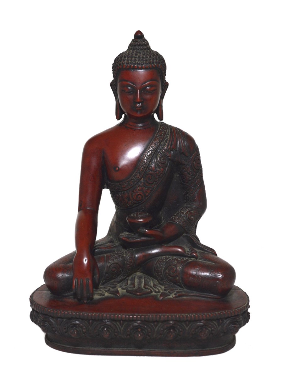 Статуэтка Будды Шакьямуни (бхумиспарша-мудра), композит, 22,5 см