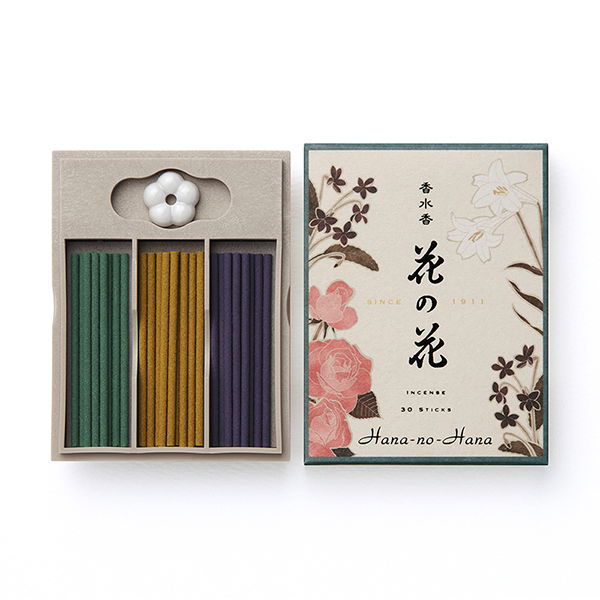 Благовоние Hana-no-Hana Assortment (лилия, роза, фиалка), набор из 30 палочек