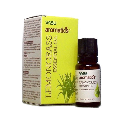 Купить Эфирное масло Лемонграсса VASU Lemongrass Essential Oil, 10 мл в интернет-магазине Ариаварта