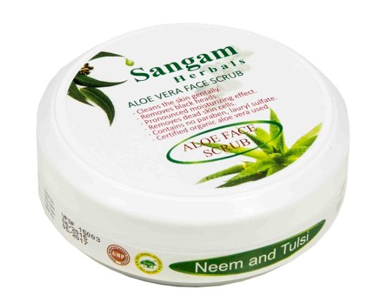 Купить Скраб для лица Sangam Herbals Aloe Vera (Neem and Tulsi) в интернет-магазине #store#