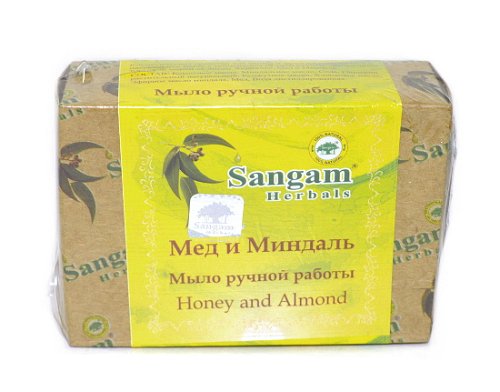 Мыло Sangam Herbals Мед и Миндаль (100 г)