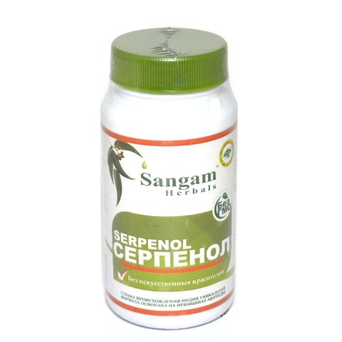 Серпенол Sangam Herbals (60 таблеток). 
