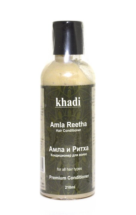 Купить Кондиционер для волос Khadi Амла и Ритха, 210 мл (уценка) в интернет-магазине Ариаварта