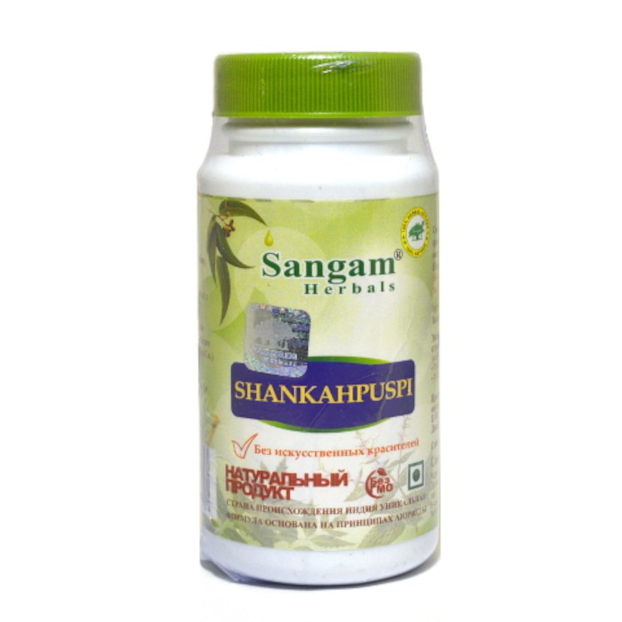 Шанкхапушпи Sangam Herbals (60 таблеток). 
