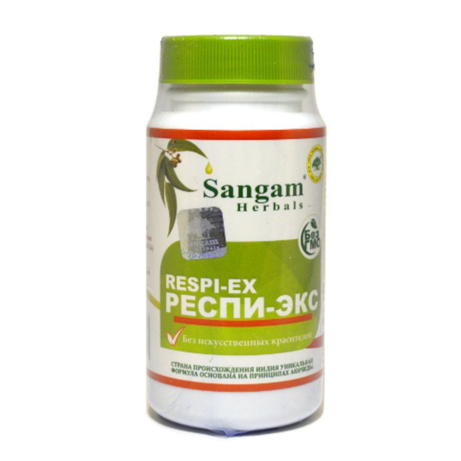 Купить Респи-Экс Sangam Herbals (60 таблеток) в интернет-магазине #store#