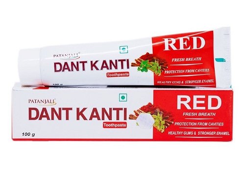 Зубная паста Patanjali Dant Kanti Red (100 г)