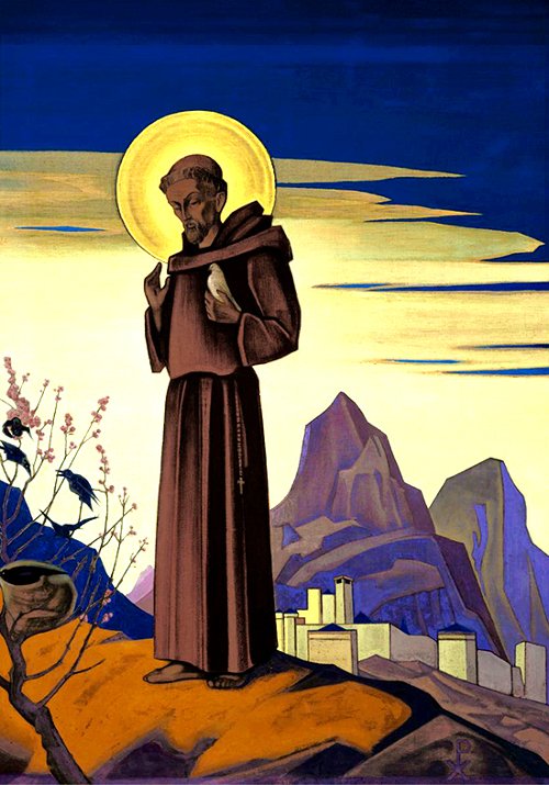Святой Франциск. Репродукция А3 (постер)