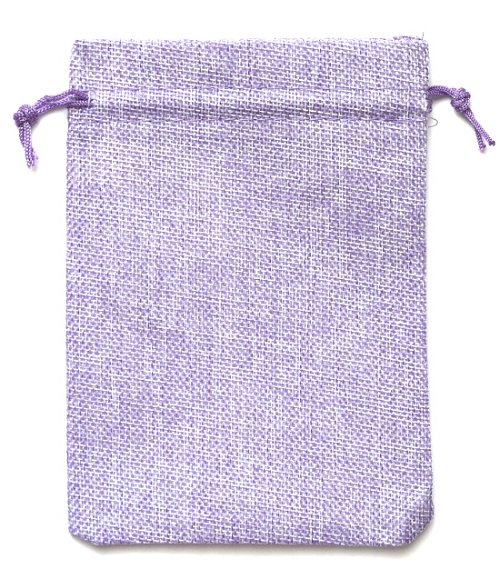 Мешочек на шнурке (13 x 18 см), светло-пурпурный