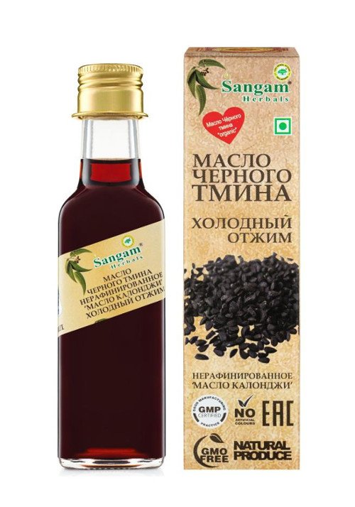 Масло черного тмина Sangam Herbals (100 мл)