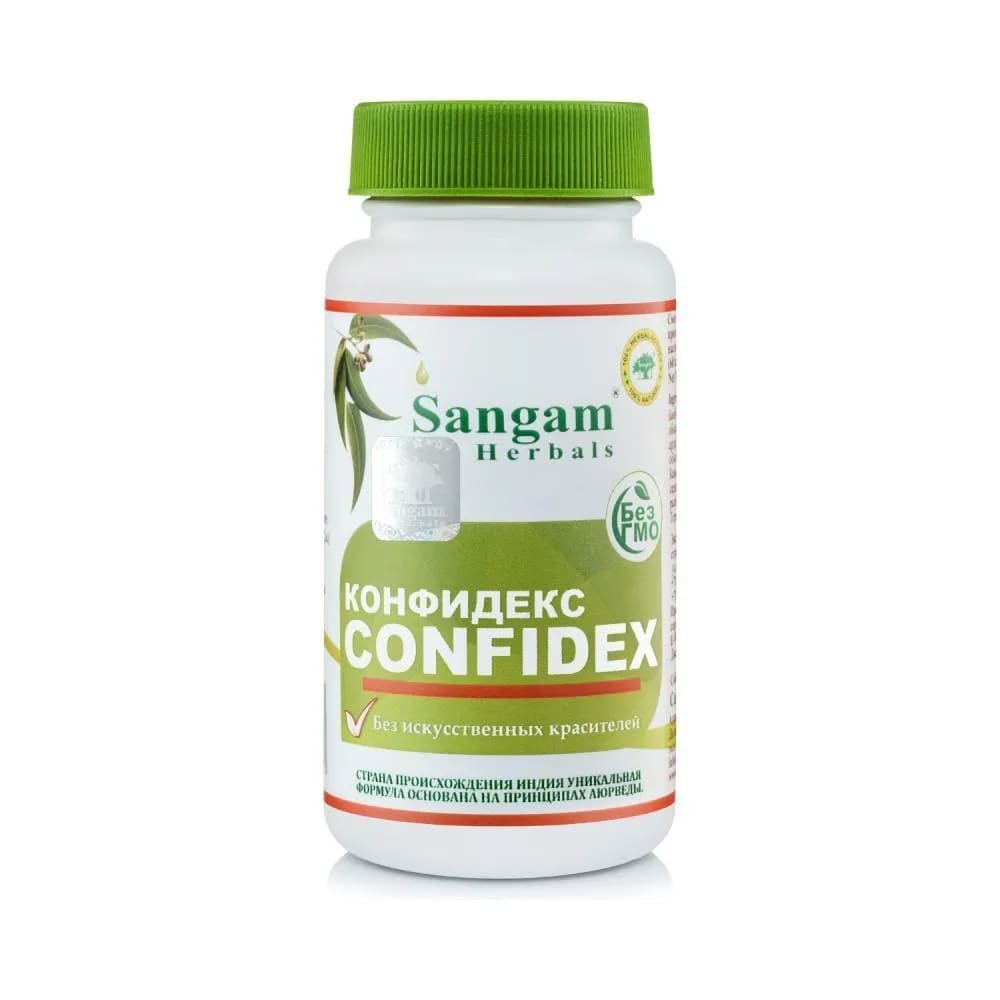 Таблетки Конфидекс Sangam Herbals (60 таблеток). 