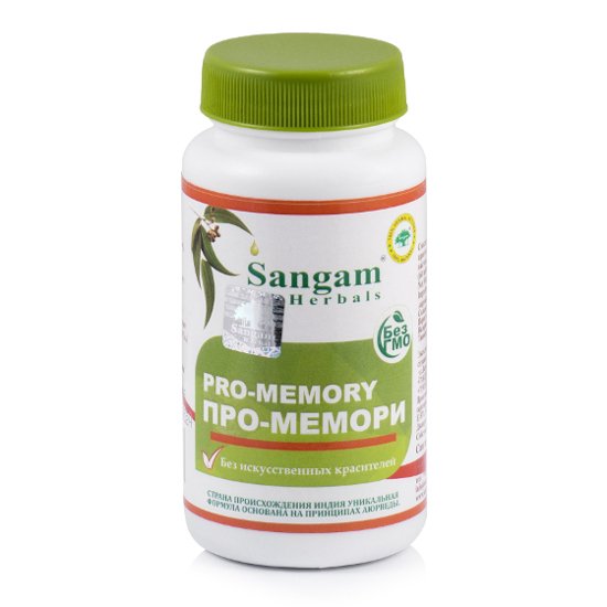 Купить Про-Мемори Sangam Herbals (60 таблеток) в интернет-магазине #store#