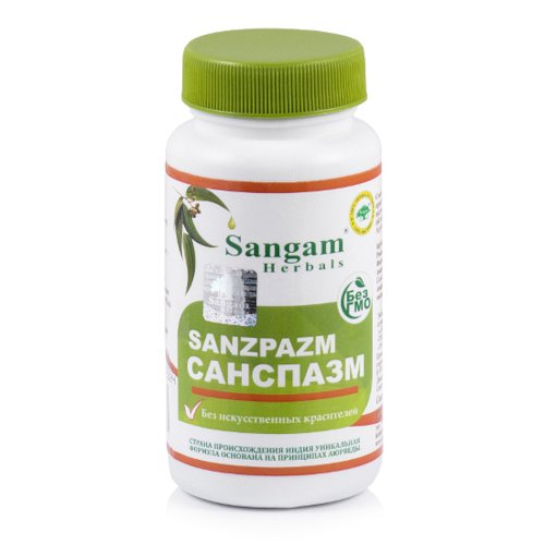 Санспазм Sangam Herbals (60 таблеток)