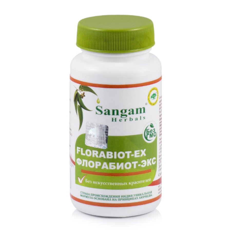 Купить Флорабиот-Экс Sangam Herbals (60 таблеток) в интернет-магазине #store#