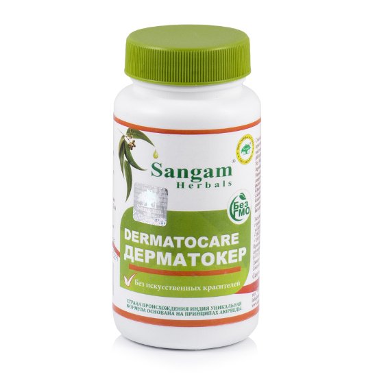 Купить Дерматокер Sangam Herbals (60 таблеток) в интернет-магазине #store#