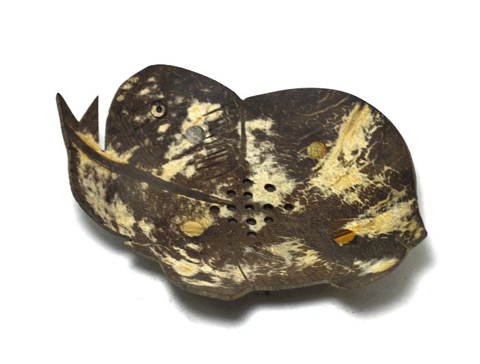 Подставка для мыла из скорлупы кокоса (12 х 13,4 см), 12 х 13,4 см