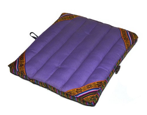 Подушка для медитации складная, сиреневая, 33 х 35 см