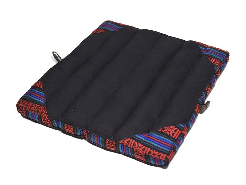 Подушка для медитации складная, черная, 35 х 34 см