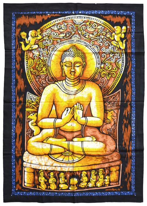 Панно "Будда" (желтое, 77 х 109 см)