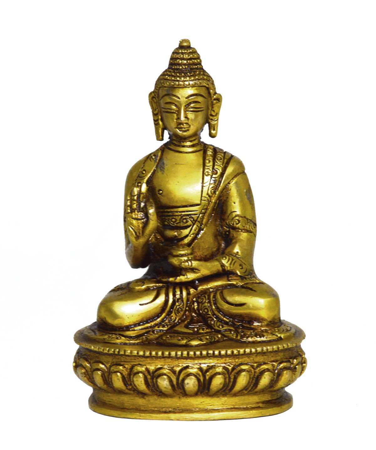 Статуэтка Будды Шакьямуни (витарка-мудра), 14 см. 