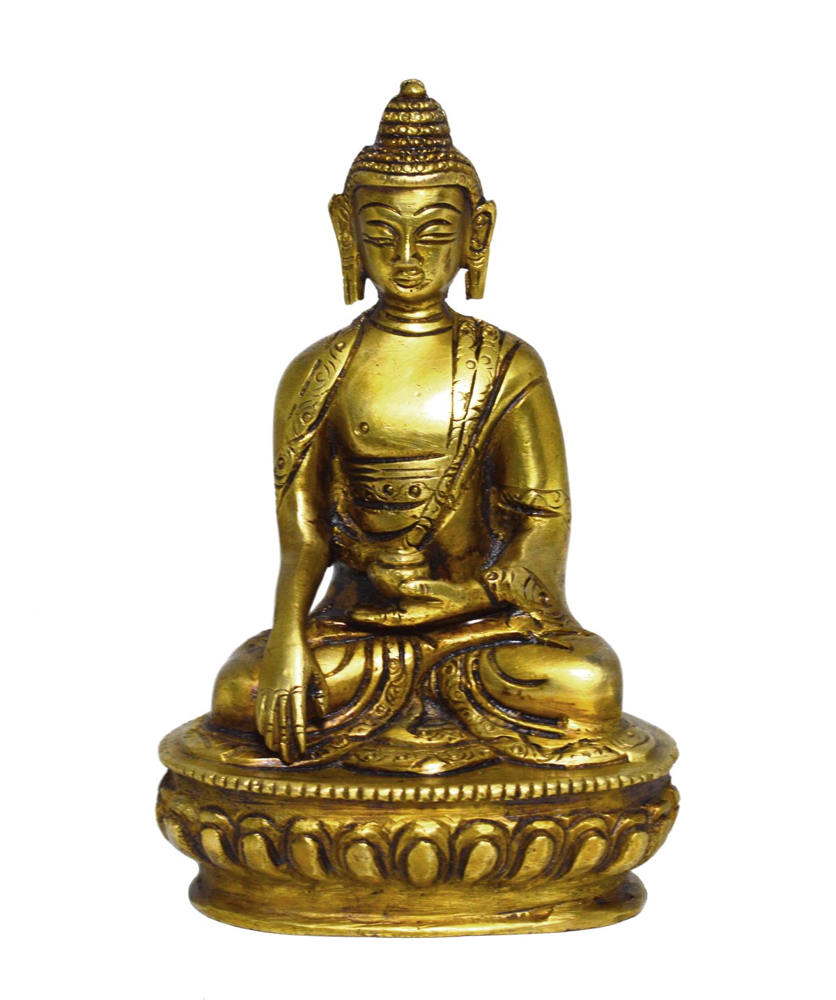 Статуэтка Будды Шакьямуни (бхумиспарша-мудра), 14 см. 