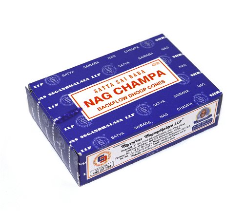 Благовоние Nag Champa Satya, 10 конусов по 3 см