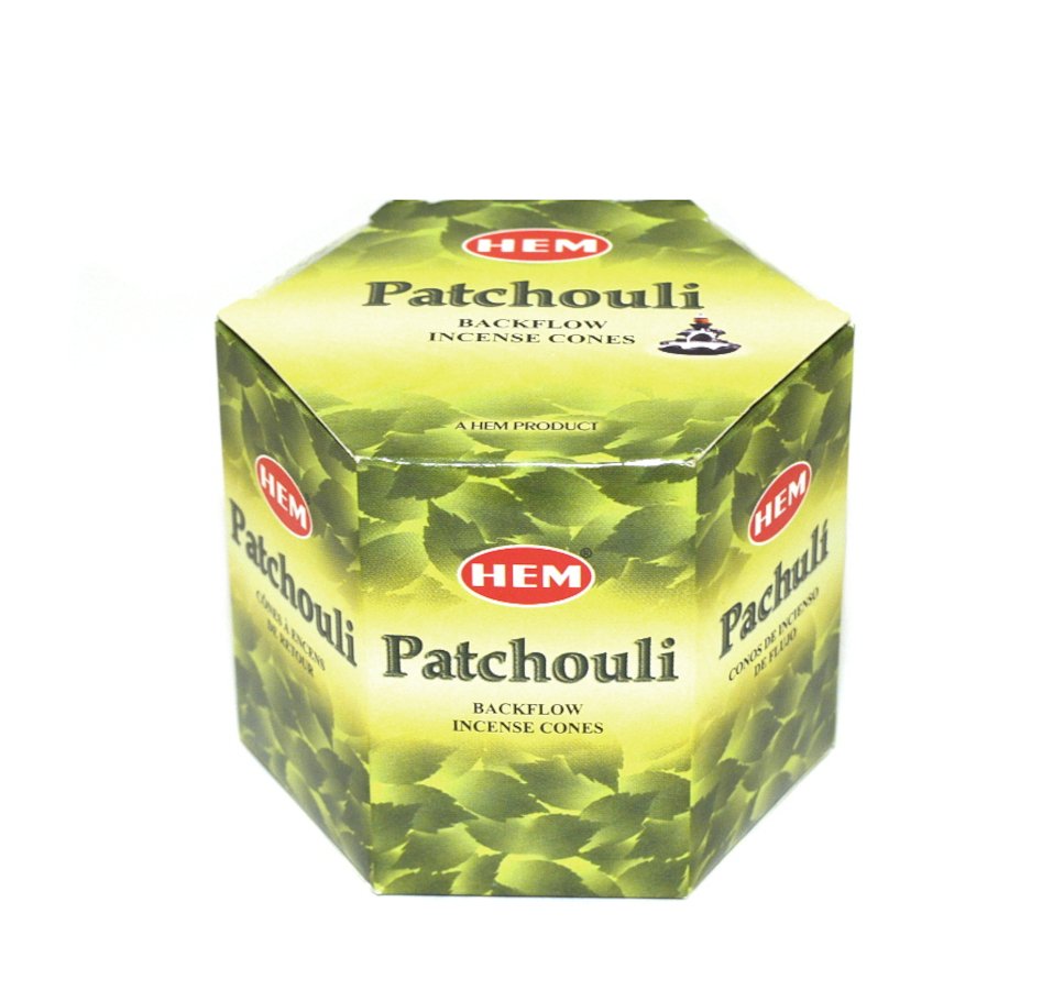 Благовоние Patchouli, 40 конусов по 3 см, 40, Patchouli