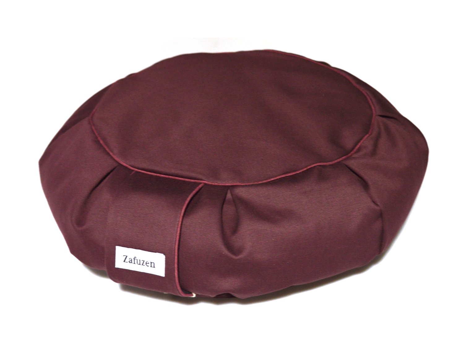 Купить Подушка для медитации Дзафу бордовая Zafuzen в интернет-магазине #store#