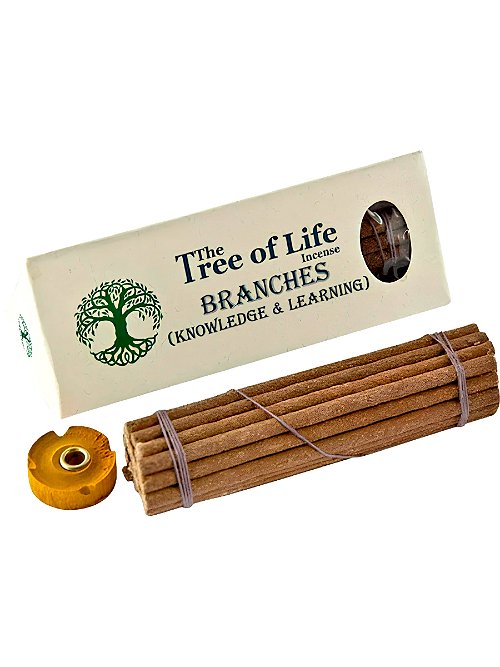 Благовоние The Tree of Life Incense Branches (Knowledge and Learning), ладан, 30 палочек по 10,5 см