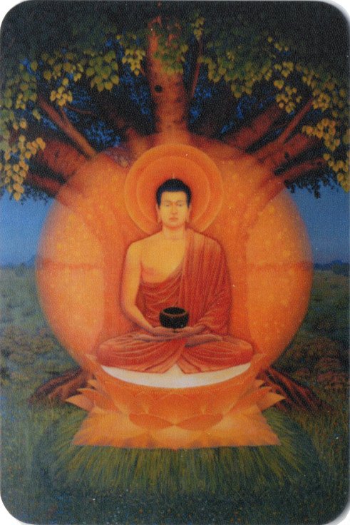 Магнит "Будда" (№16) (5 x 7,5 см)