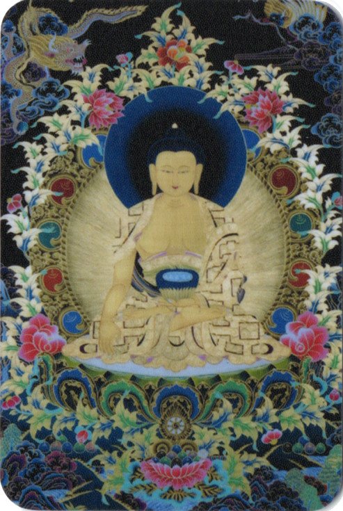 Магнит "Будда" (№17) (5 x 7,5 см)