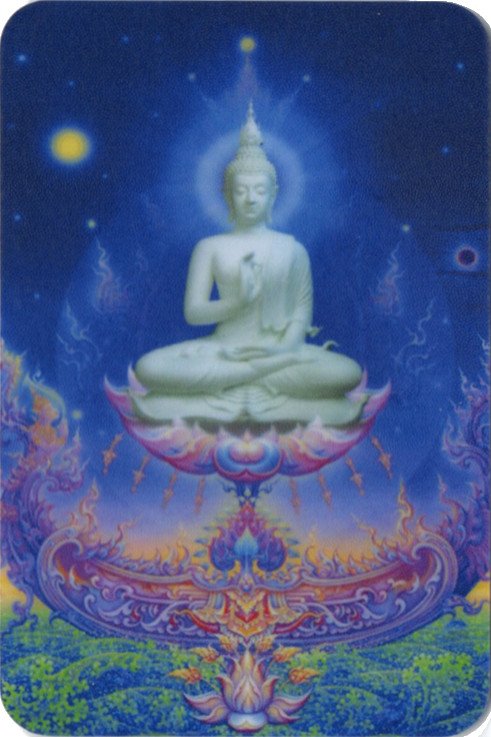 Магнит "Будда" (№20) (5 x 7,5 см)