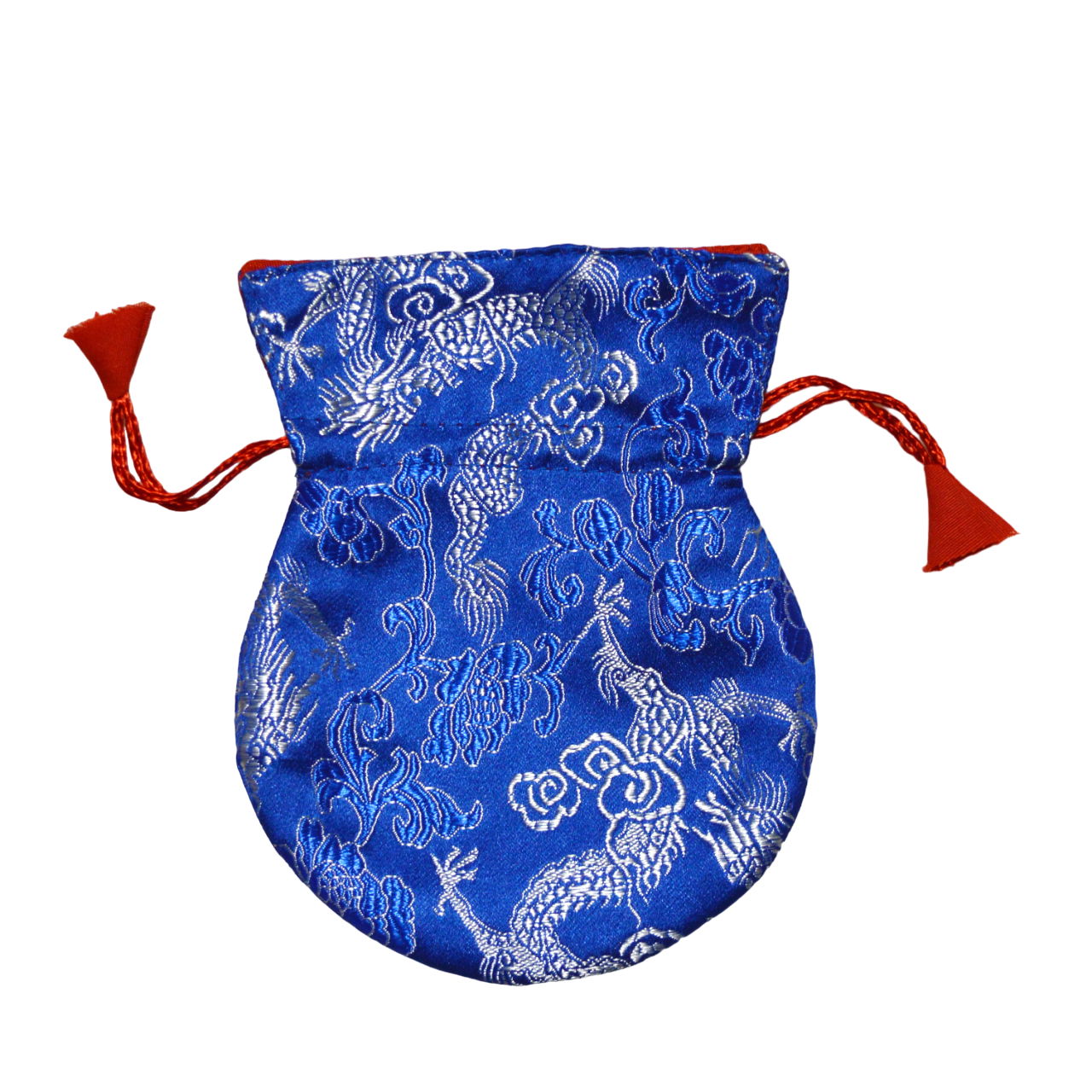 Купить Мешочек для четок (синий с драконами), 11 x 14 см в интернет-магазине #store#