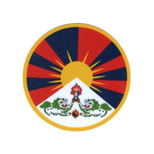Магнит "Флаг Тибета" (5 см)