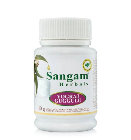 Йогарадж гуггул Sangam Herbals порошок, 40 г