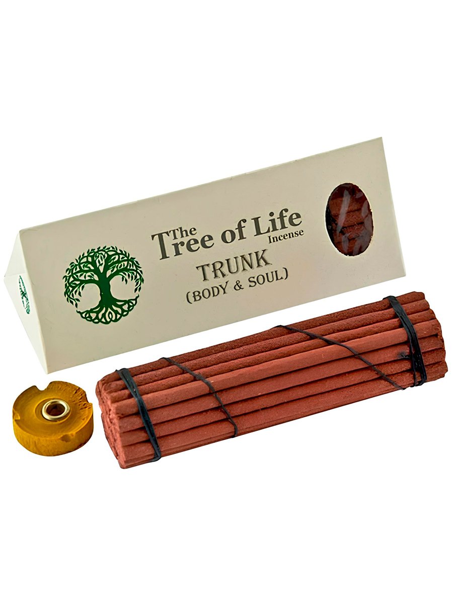 Благовоние The Tree of Life Incense Trunk (Body and Soul), красный сандал, 30 палочек по 10,5 см. 