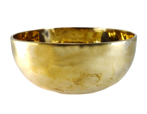 Поющая чаша золотистая (19 х 9,2 см)