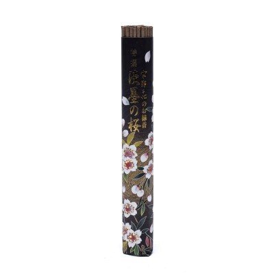 Благовоние TOKUSEN UZUMI-NO SAKURA INCENSE ROLLl (Цветы вишни, сандаловое дерево, японский кипарис), 50 палочек по 14 см. 