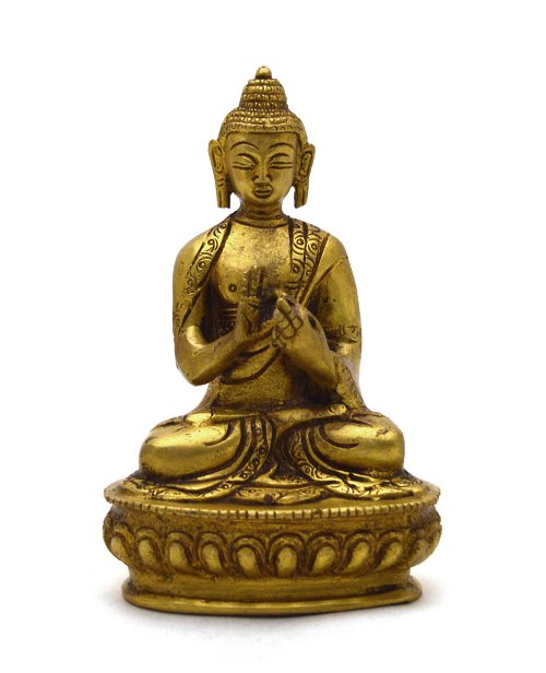 Статуэтка Будды Шакьямуни (дхармачакра-мудра), 14 х 9 см