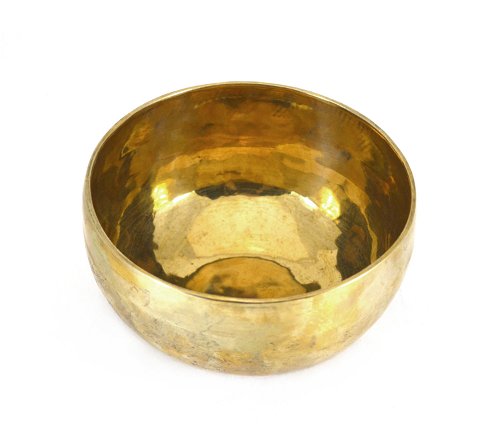Поющая чаша золотистая (13,8 х 7,7 см)