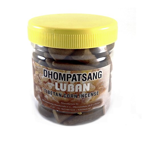 Благовоние конусное Dhompatsang Luban Tibetan Incense, 70 конусов по 3 см