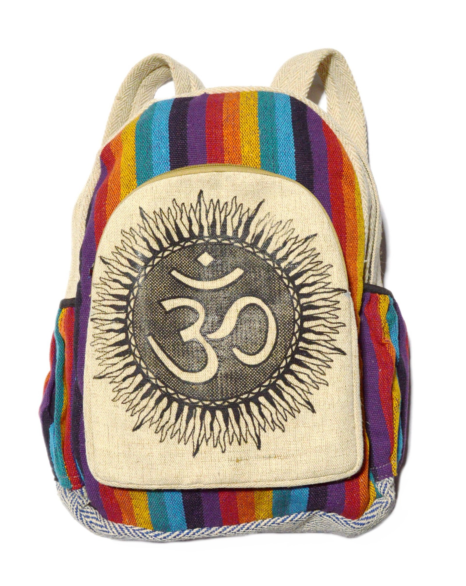 Рюкзак с ОМ №3, разноцветные полосы, 34 x 44 см. 
