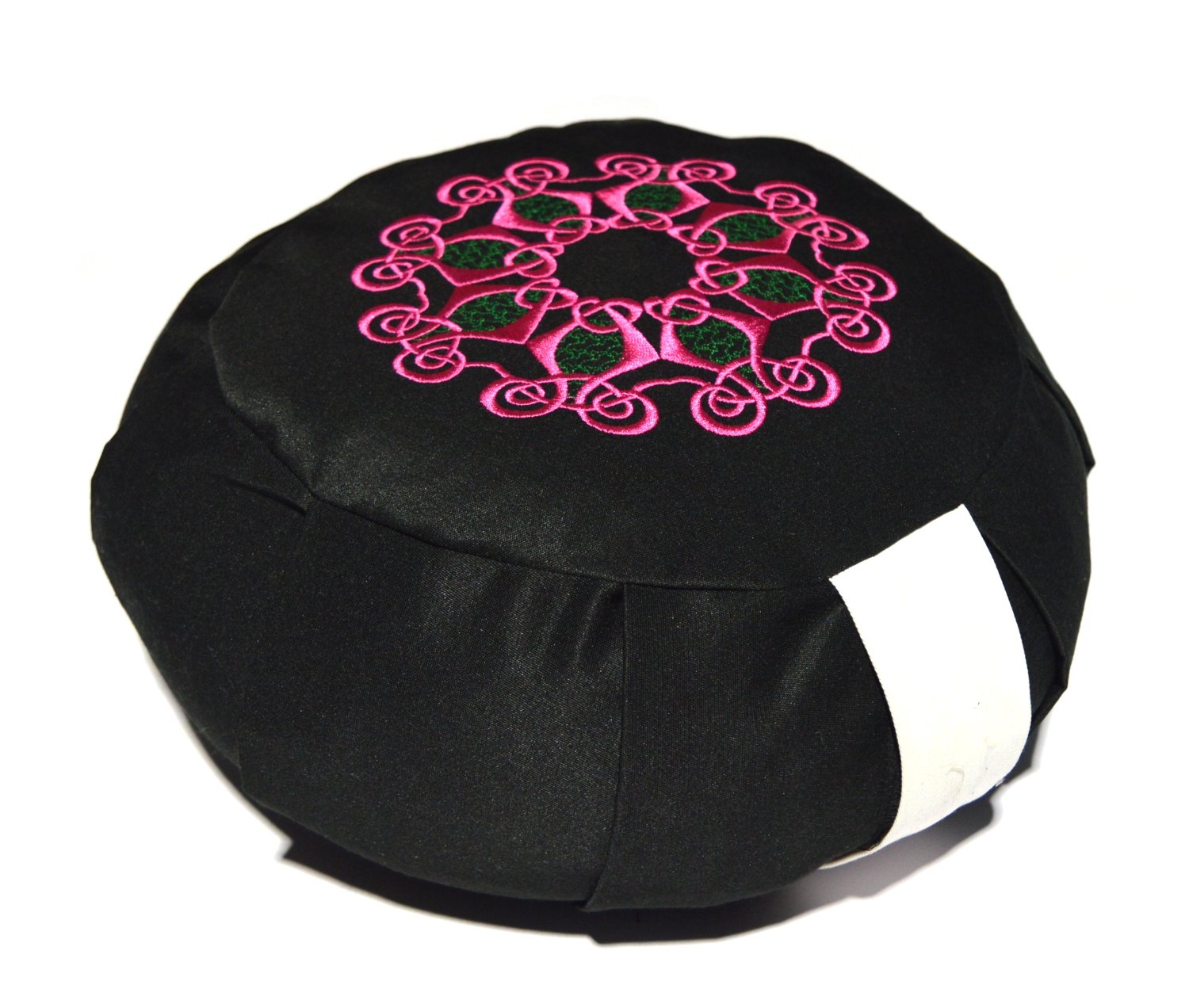 Купить Дзафу с вышивкой (розово-зеленый узор) в интернет-магазине Ариаварта