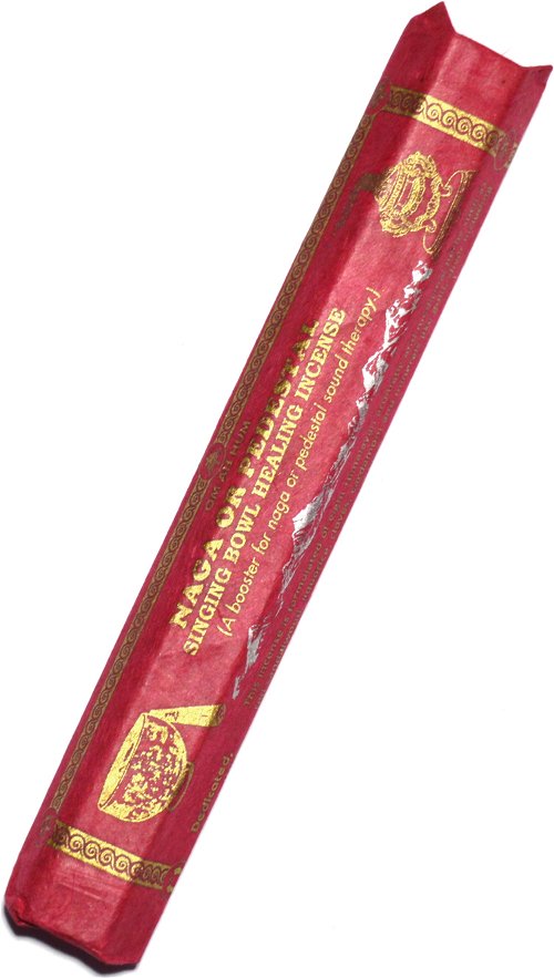 Благовоние тибетское Singing Bowl Healing Incense Naga or Pedestal, 37 палочек по 21,5 см