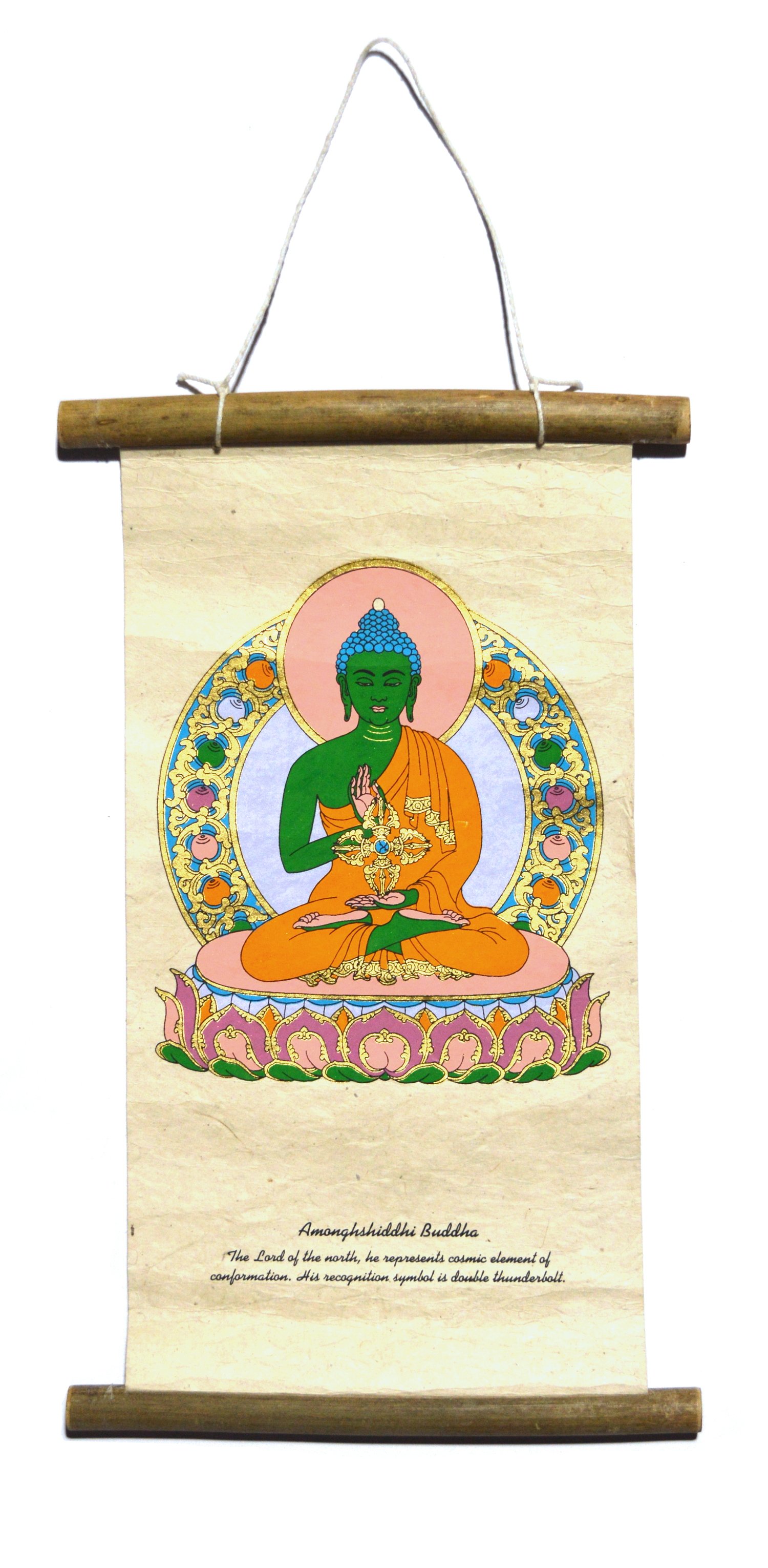 Купить Свиток из рисовой бумаги Будда Амогхасиддхи в интернет-магазине Ариаварта