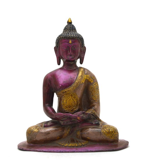 Статуэтка Будда Амитабха, цветная, 19,5 см