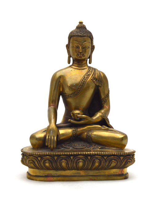 Статуэтка Будды в неварском стиле, 21,5 см