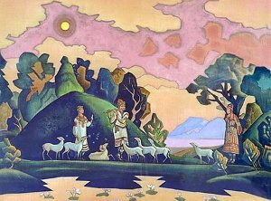 Кришна-Лель (Святой пастырь). 1932 (магнит)