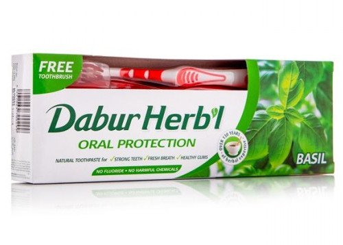 Зубная паста Dabur Herbal Basil (базилик)