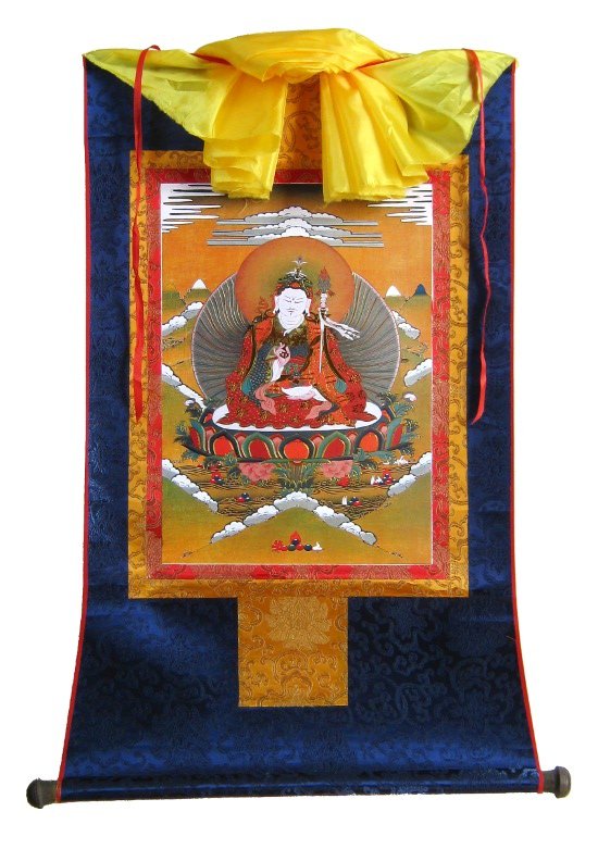 Тханка Гуру Падмасамбхава (печатная), 56 х 88 см, изображение: 32 х 45 см