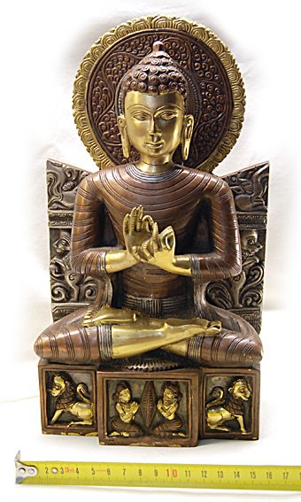 Статуэтка Будды Дипанкары (дхармачакра-мудра), 30 см